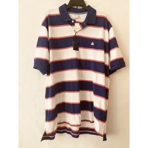 NWT Brooks Brothers Striped Polo XXL